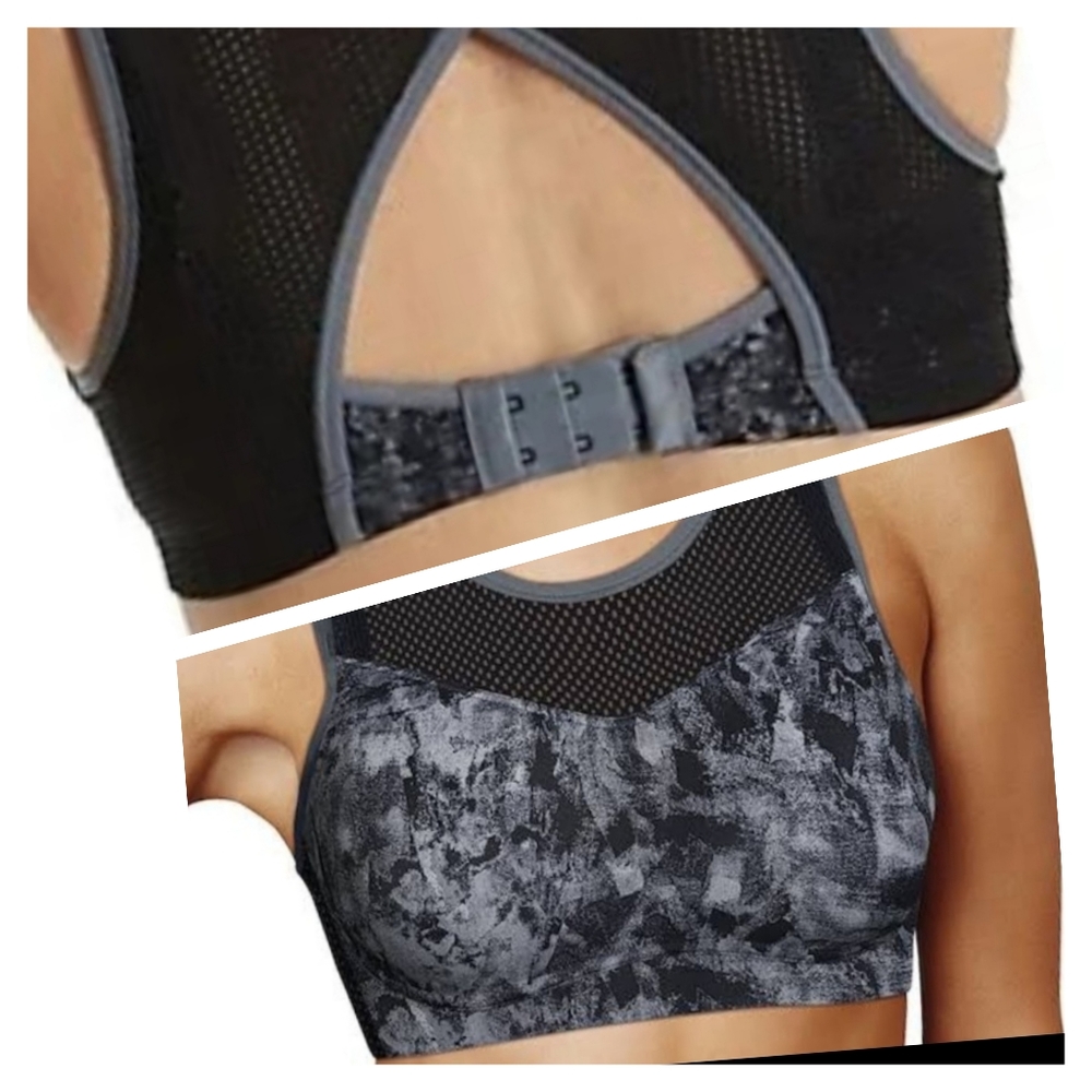 NEW Maidenform Sport Bra Max Support Full Coverage 34A Wirefree Bounce Control